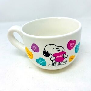 Peanuts Snoopy Valentines Candy Heart Mug 12oz